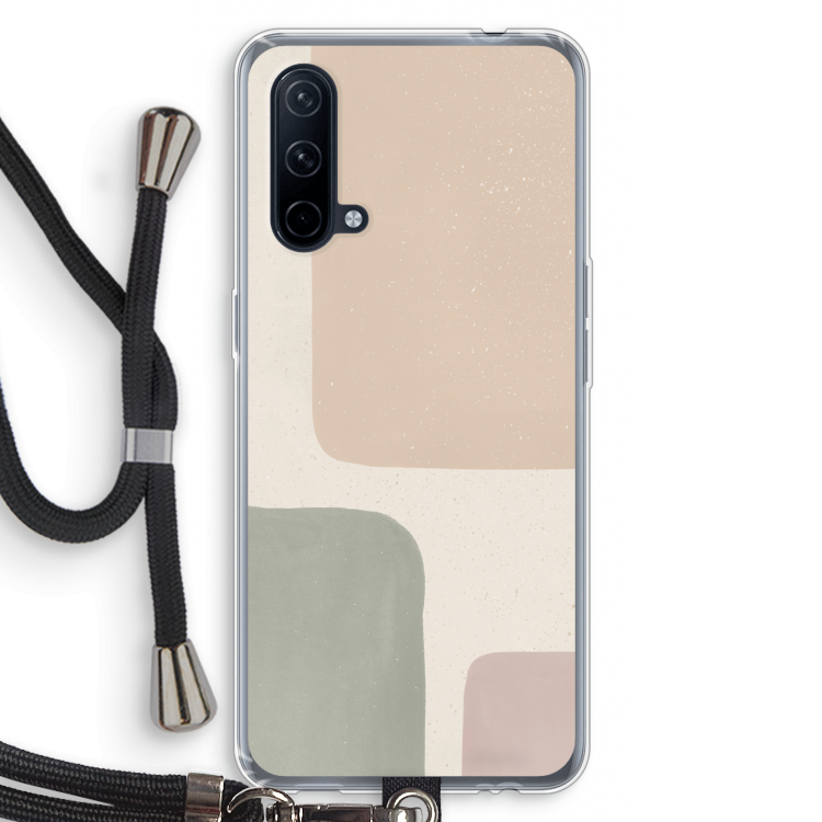 Geo #7: OnePlus Nord CE 5G Transparant Hoesje met koord
