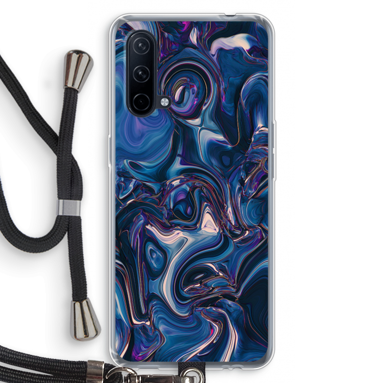 Mirrored Mirage: OnePlus Nord CE 5G Transparant Hoesje met koord