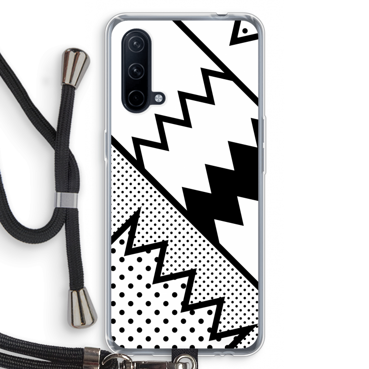 Pop Art #5: OnePlus Nord CE 5G Transparant Hoesje met koord