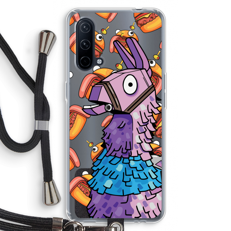 Loot Burger: OnePlus Nord CE 5G Transparant Hoesje met koord
