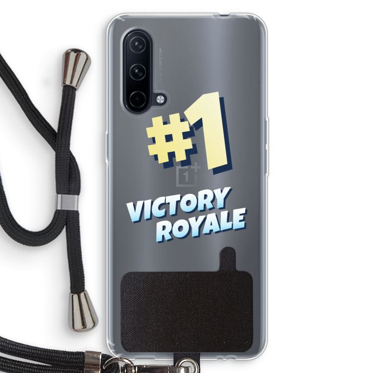 Victory Royale: OnePlus Nord CE 5G Transparant Hoesje met koord