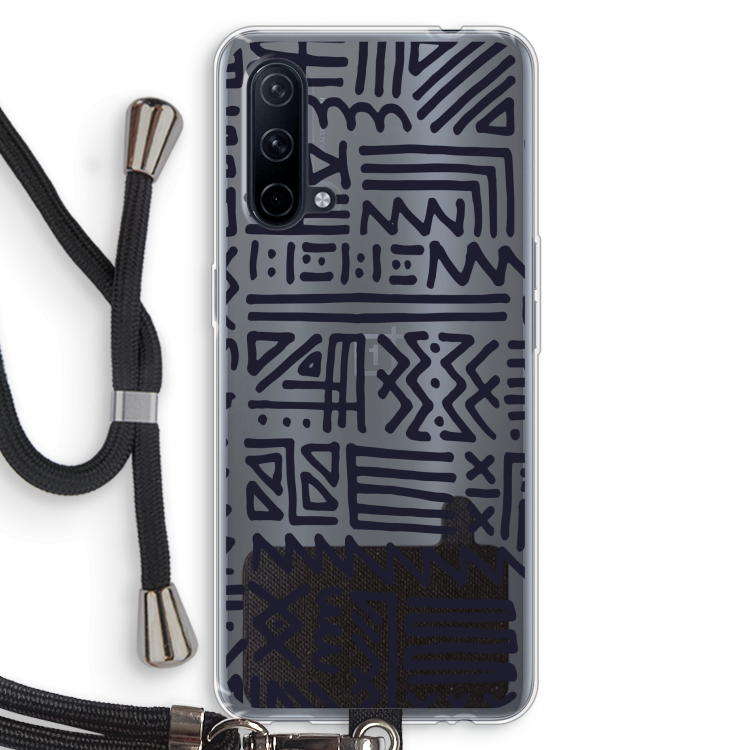 Marrakech print: OnePlus Nord CE 5G Transparant Hoesje met koord
