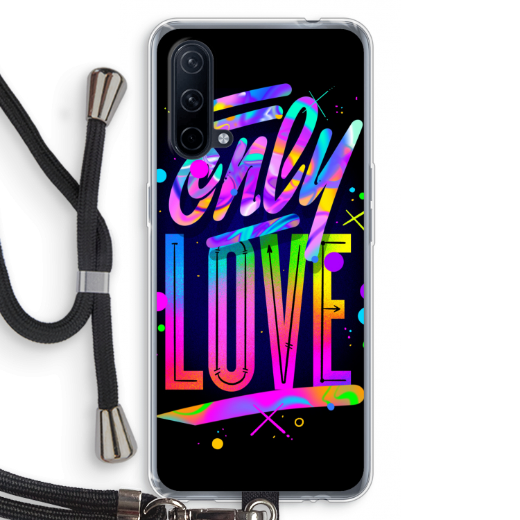 Only Love: OnePlus Nord CE 5G Transparant Hoesje met koord