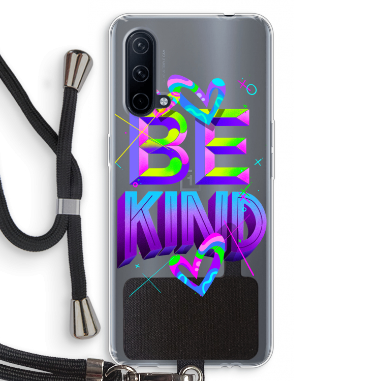 Be Kind: OnePlus Nord CE 5G Transparant Hoesje met koord