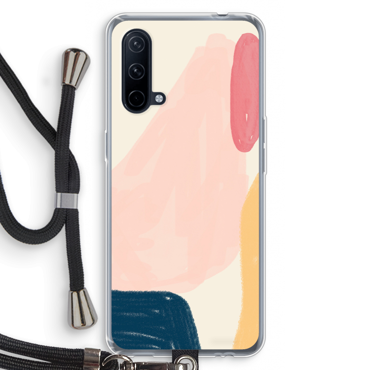 Saturday Flow: OnePlus Nord CE 5G Transparant Hoesje met koord