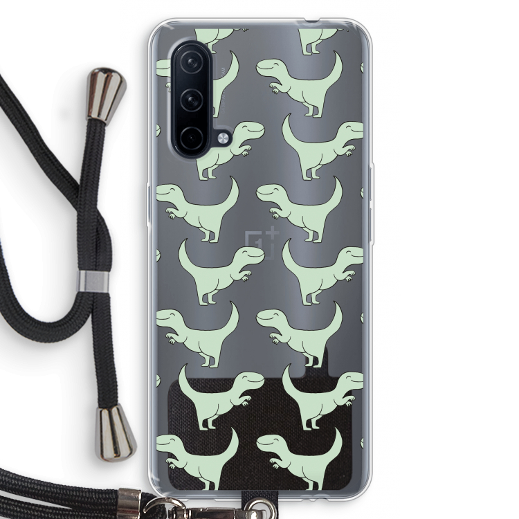 Dinos: OnePlus Nord CE 5G Transparant Hoesje met koord