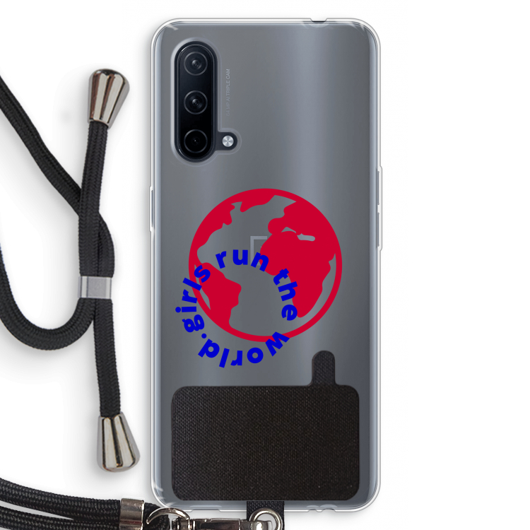 Run The World: OnePlus Nord CE 5G Transparant Hoesje met koord