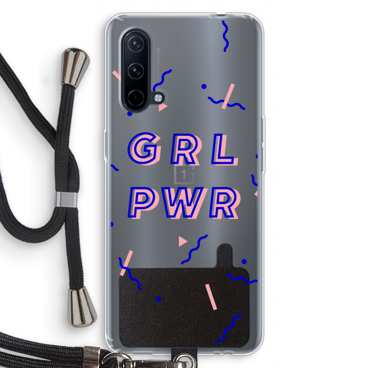 GRL PWR: OnePlus Nord CE 5G Transparant Hoesje met koord