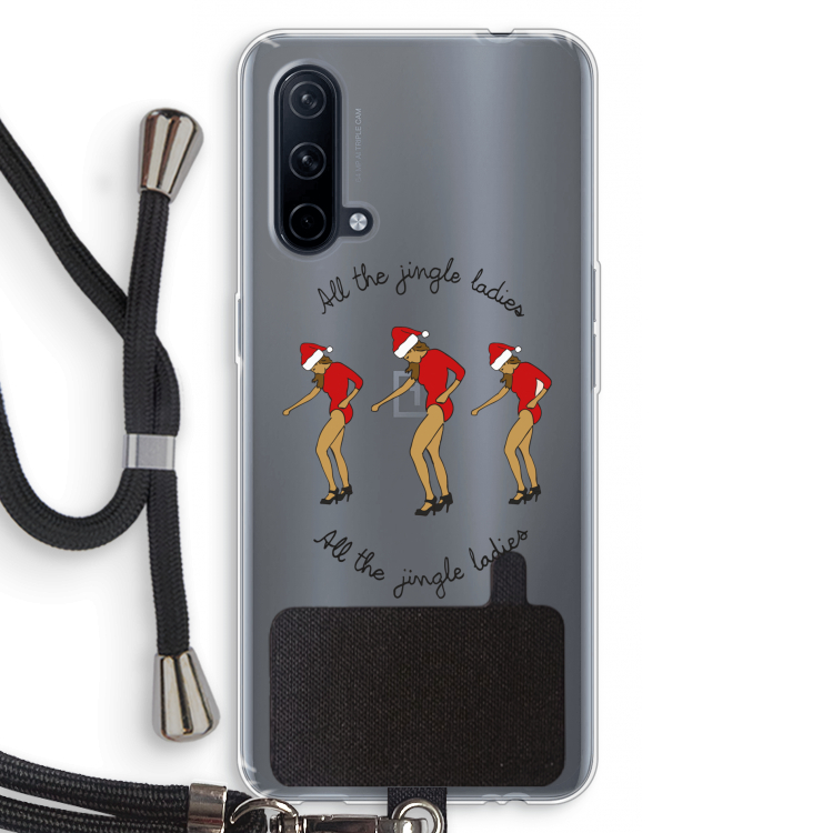Jingle Ladies: OnePlus Nord CE 5G Transparant Hoesje met koord