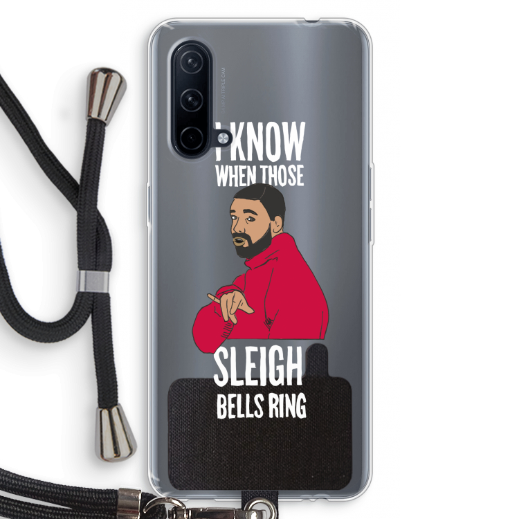 Sleigh Bells Ring: OnePlus Nord CE 5G Transparant Hoesje met koord