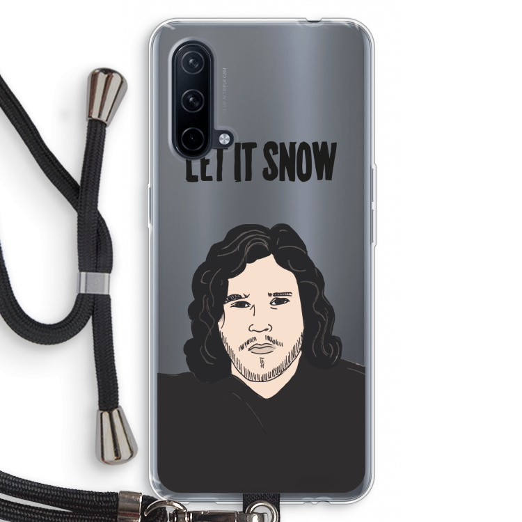 Let It Snow: OnePlus Nord CE 5G Transparant Hoesje met koord