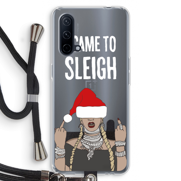 Came To Sleigh: OnePlus Nord CE 5G Transparant Hoesje met koord