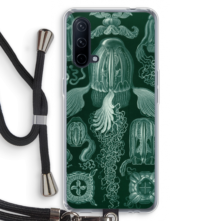 Haeckel Cubomedusae: OnePlus Nord CE 5G Transparant Hoesje met koord