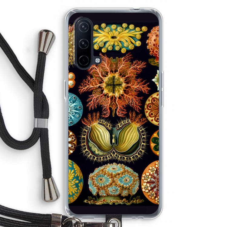 Haeckel Ascidiae: OnePlus Nord CE 5G Transparant Hoesje met koord
