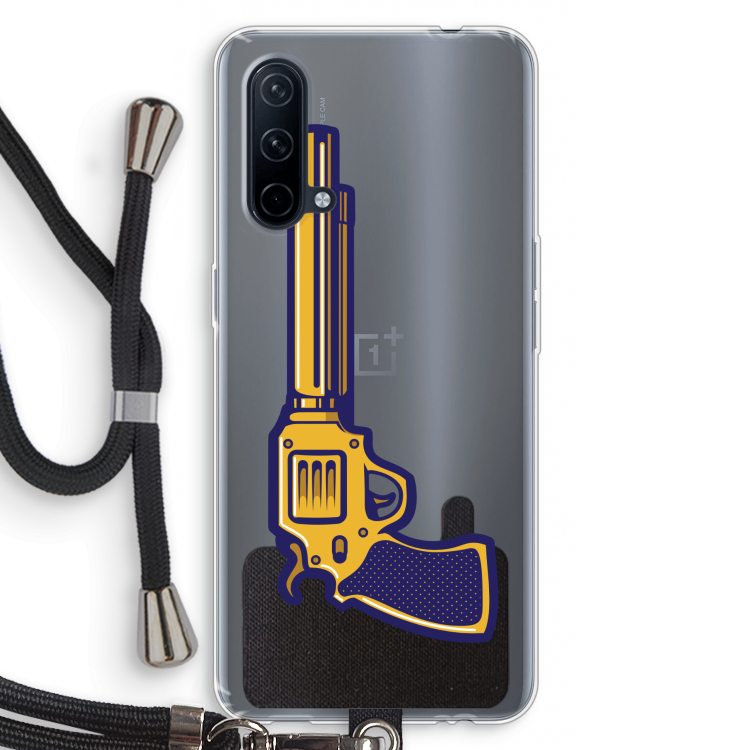Pew Pew Pew: OnePlus Nord CE 5G Transparant Hoesje met koord