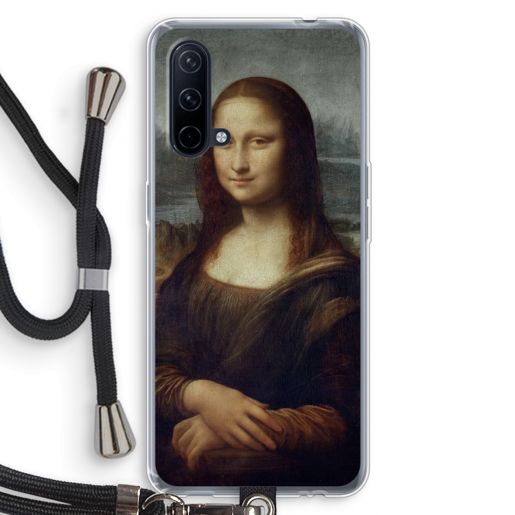 Mona Lisa: OnePlus Nord CE 5G Transparant Hoesje met koord