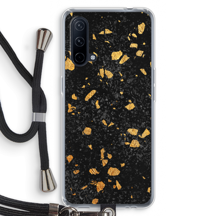 Terrazzo N°7: OnePlus Nord CE 5G Transparant Hoesje met koord