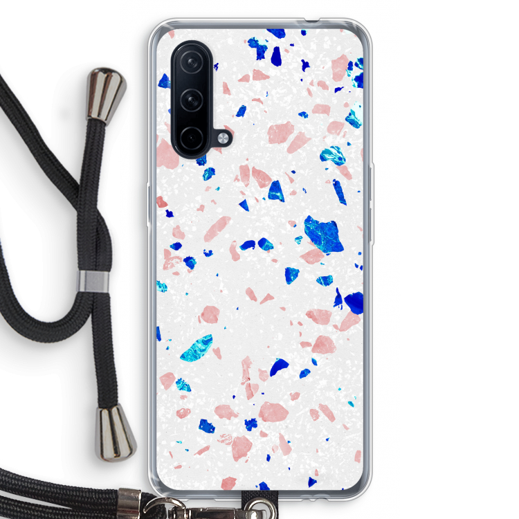 Terrazzo N°6: OnePlus Nord CE 5G Transparant Hoesje met koord