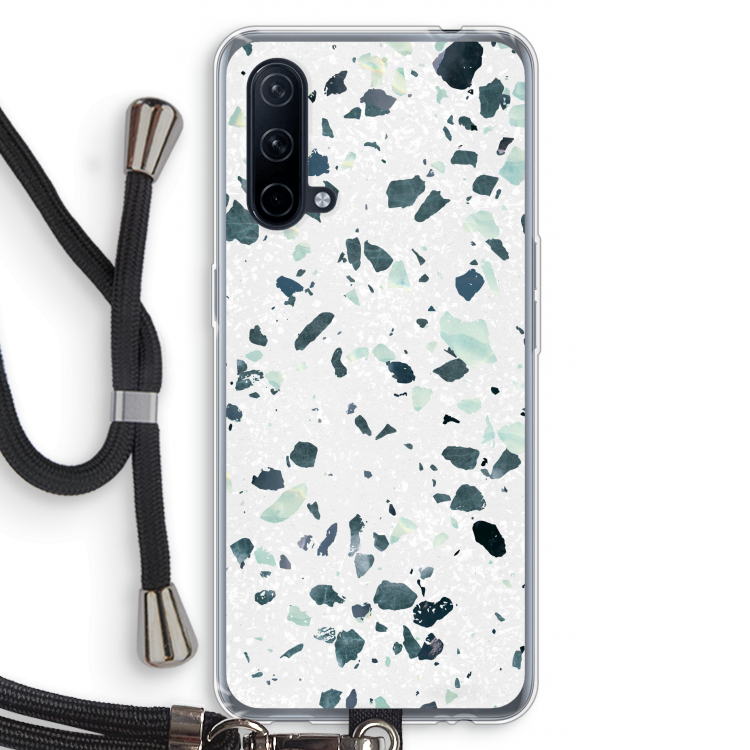 Terrazzo N°2: OnePlus Nord CE 5G Transparant Hoesje met koord