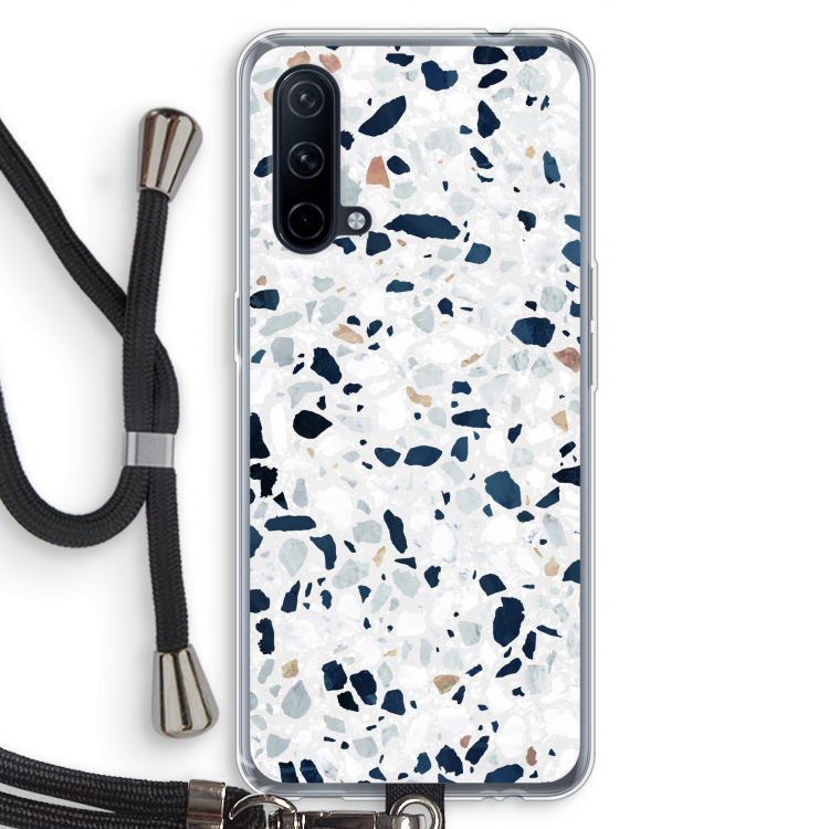 Terrazzo N°1: OnePlus Nord CE 5G Transparant Hoesje met koord