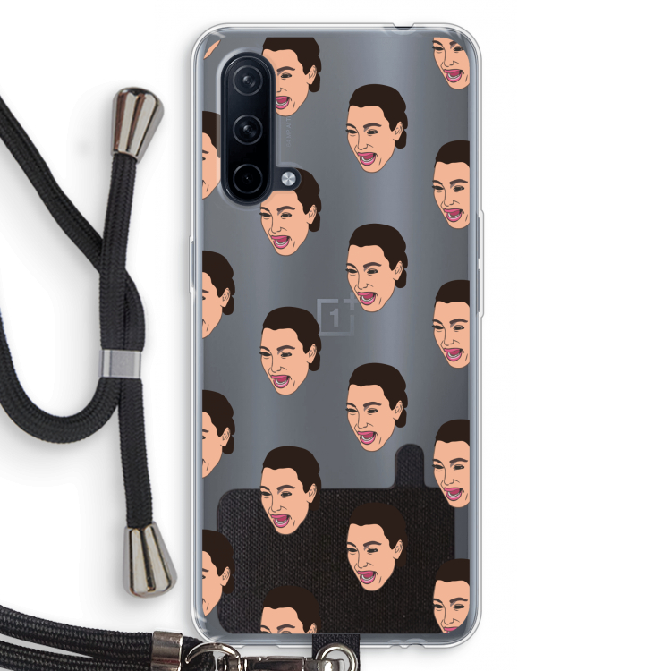 Ugly Cry Call: OnePlus Nord CE 5G Transparant Hoesje met koord
