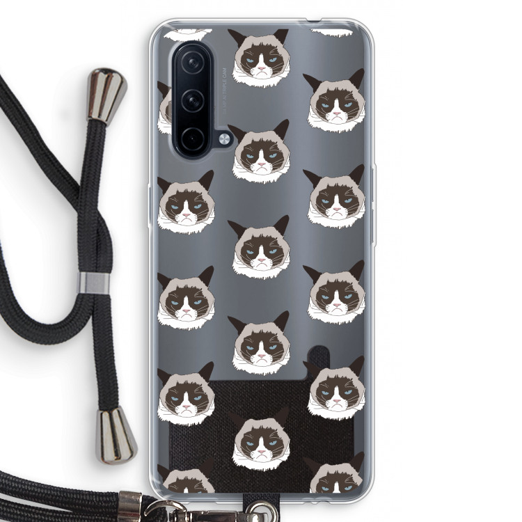 It's a Purrr Case: OnePlus Nord CE 5G Transparant Hoesje met koord