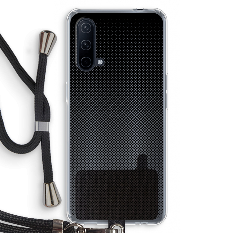 Musketon Halftone: OnePlus Nord CE 5G Transparant Hoesje met koord