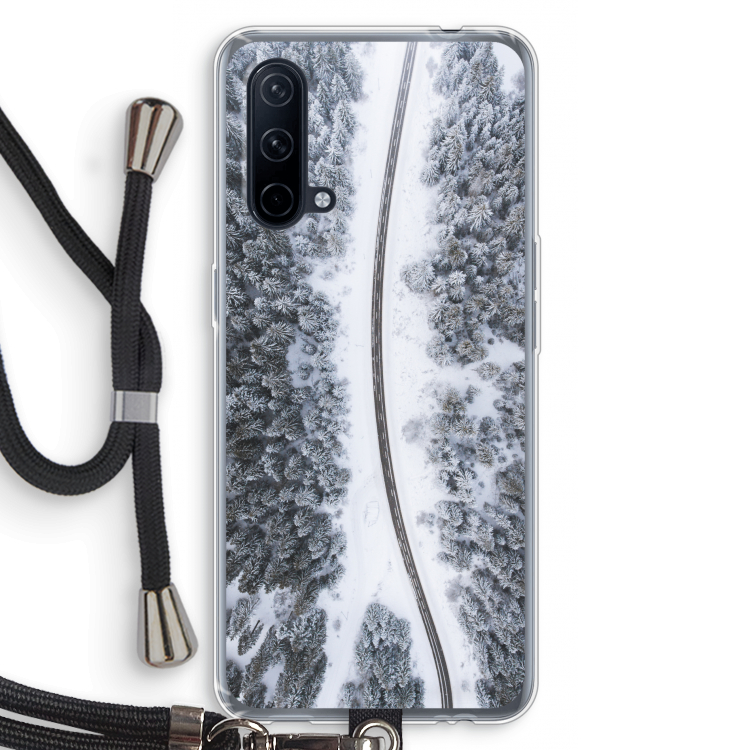 Snøfall: OnePlus Nord CE 5G Transparant Hoesje met koord