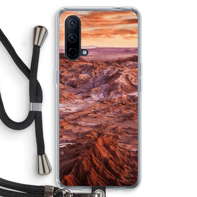 Mars: OnePlus Nord CE 5G Transparant Hoesje met koord