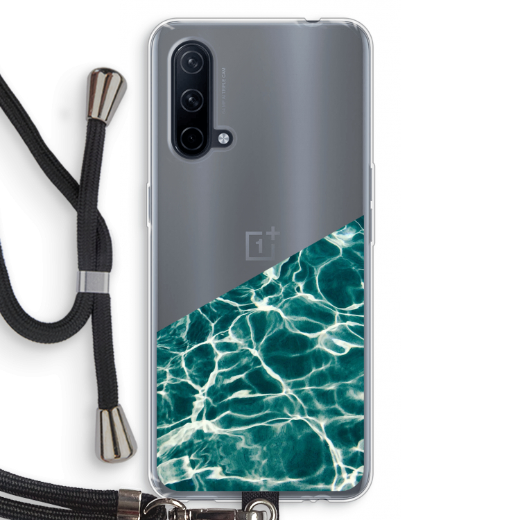 Weerkaatsing water: OnePlus Nord CE 5G Transparant Hoesje met koord