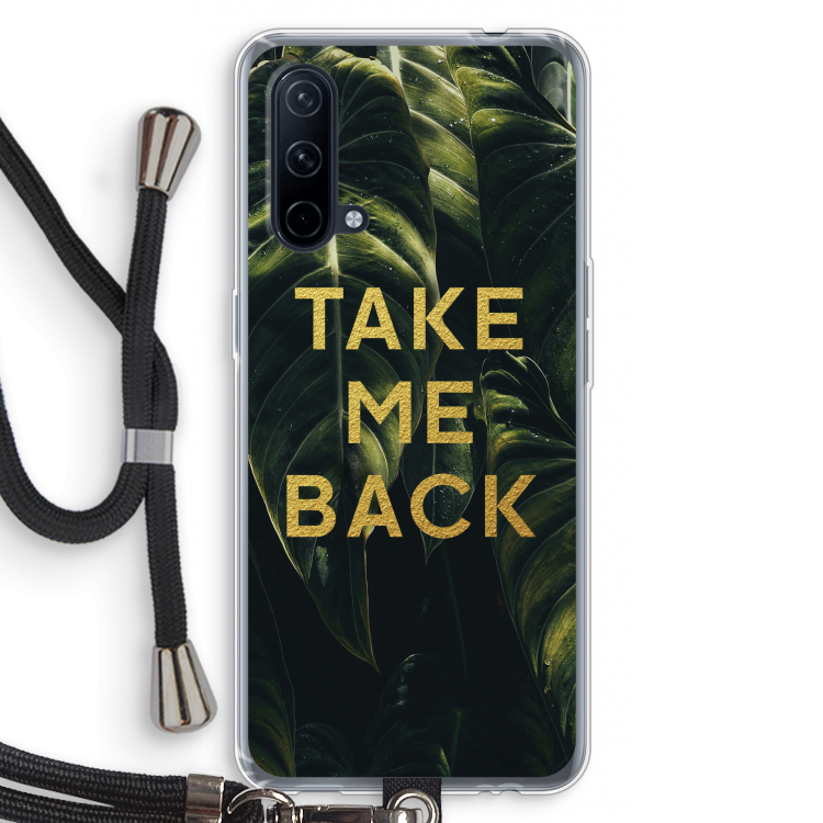 Take me back: OnePlus Nord CE 5G Transparant Hoesje met koord