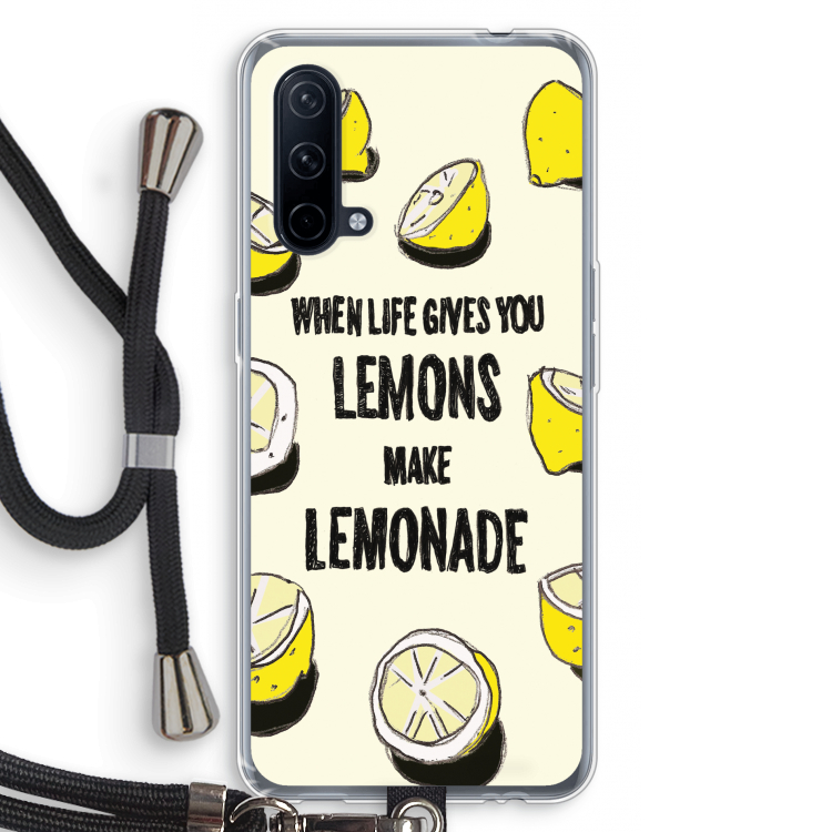Lemonade: OnePlus Nord CE 5G Transparant Hoesje met koord