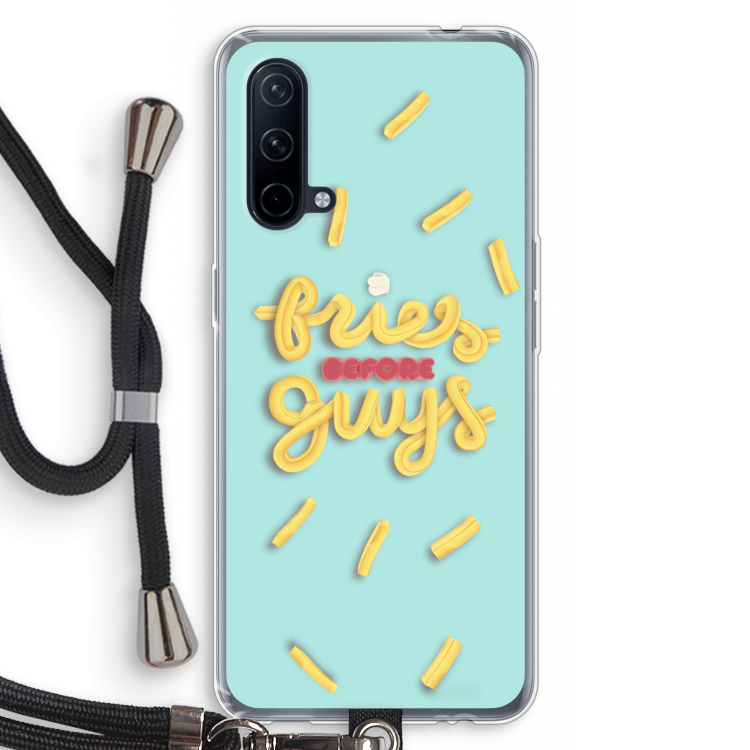 Always fries: OnePlus Nord CE 5G Transparant Hoesje met koord