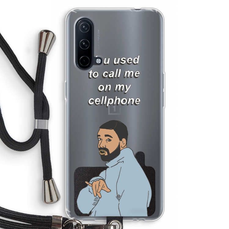 Hotline bling: OnePlus Nord CE 5G Transparant Hoesje met koord