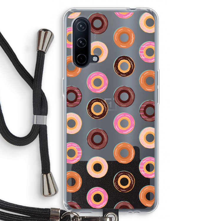 Donuts: OnePlus Nord CE 5G Transparant Hoesje met koord