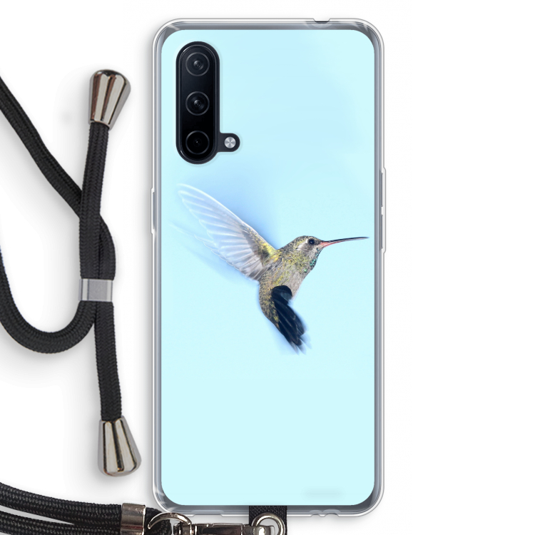 Kolibri: OnePlus Nord CE 5G Transparant Hoesje met koord