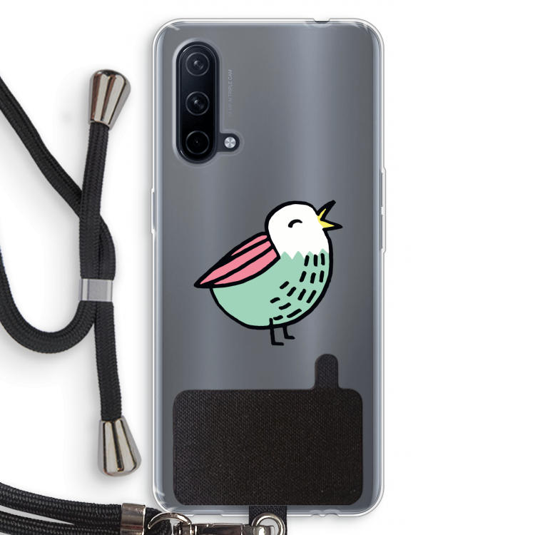 Birdy: OnePlus Nord CE 5G Transparant Hoesje met koord