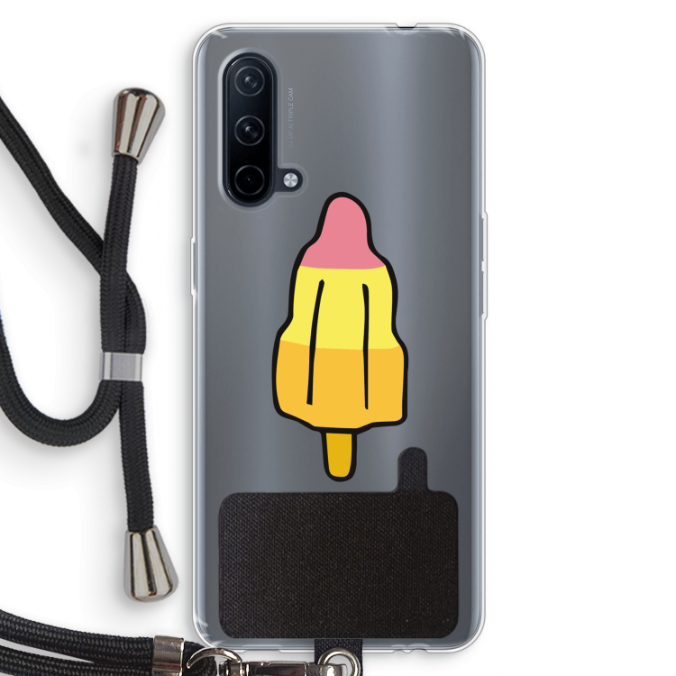 Raketijsje: OnePlus Nord CE 5G Transparant Hoesje met koord