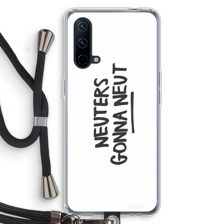 Neuters: OnePlus Nord CE 5G Transparant Hoesje met koord