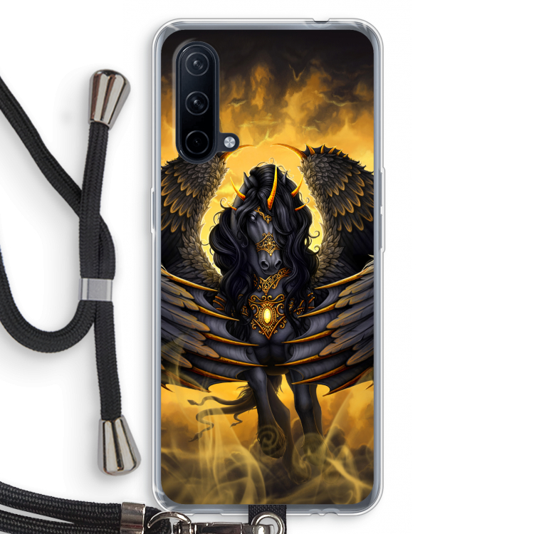 Pegasus: OnePlus Nord CE 5G Transparant Hoesje met koord