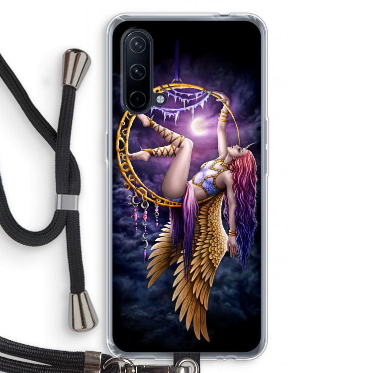 Aerial Angel: OnePlus Nord CE 5G Transparant Hoesje met koord