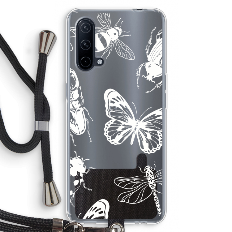 Tiny Bugs: OnePlus Nord CE 5G Transparant Hoesje met koord