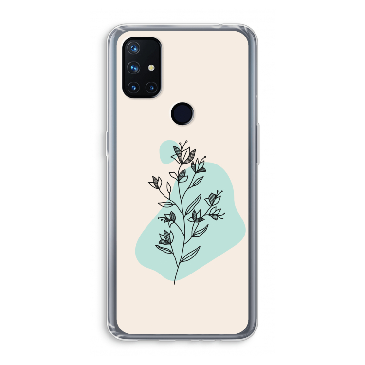 Violets are blue: OnePlus Nord N10 5G Transparant Hoesje
