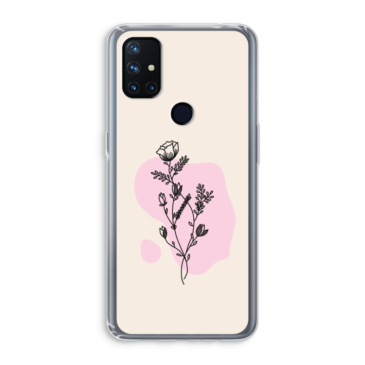 Roses are red: OnePlus Nord N10 5G Transparant Hoesje