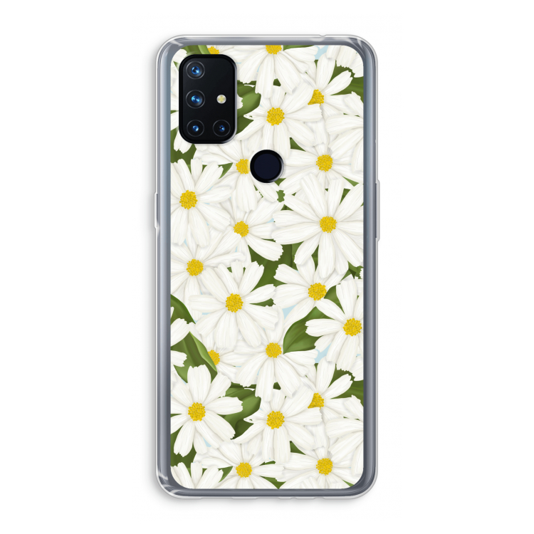 Summer Daisies: OnePlus Nord N10 5G Transparant Hoesje