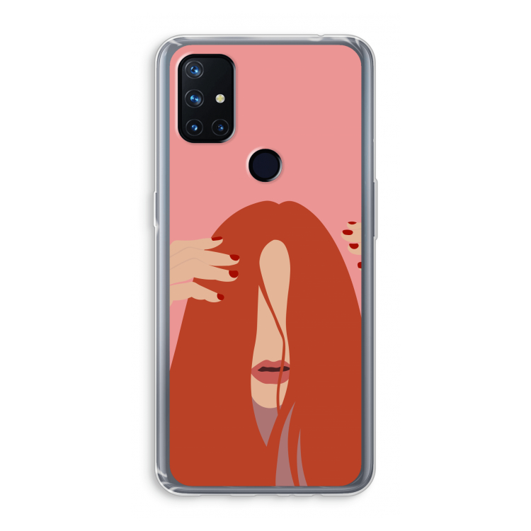Woke up like this: OnePlus Nord N10 5G Transparant Hoesje