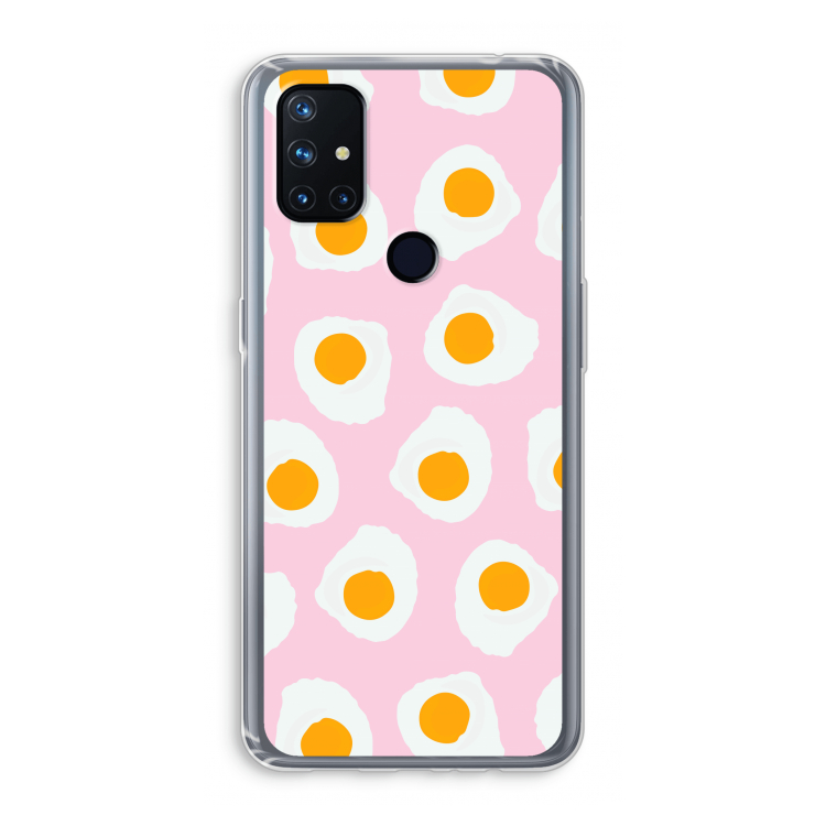 Dancing eggs: OnePlus Nord N10 5G Transparant Hoesje