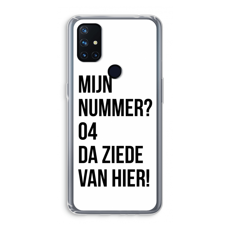 Da ziede van hier: OnePlus Nord N10 5G Transparant Hoesje