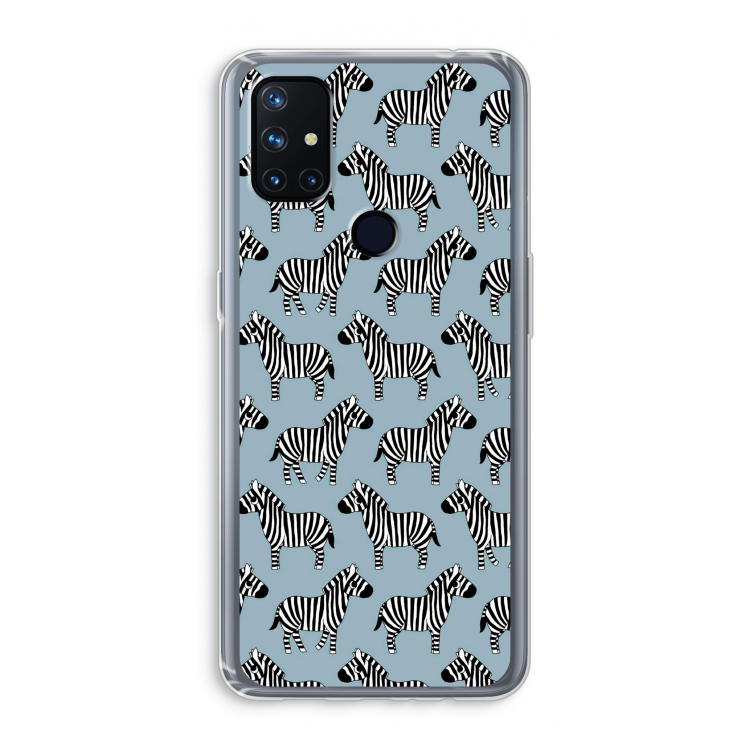 Zebra: OnePlus Nord N10 5G Transparant Hoesje
