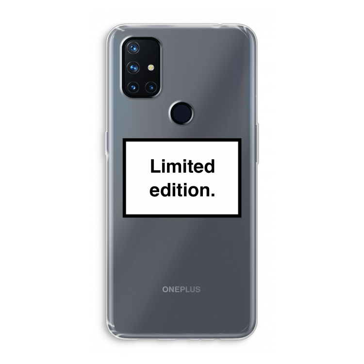 Limited edition: OnePlus Nord N10 5G Transparant Hoesje